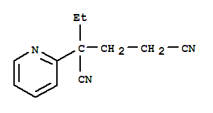 Glutaronitrile, 2-ethyl-2-(2-pyridyl)-(7ci) Structure,88613-80-3Structure