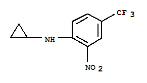 N-cyclopropyl-2-nitro-4-trifluoromethylaniline Structure,887351-41-9Structure