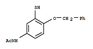 2-Benzyloxy-5-acetaminobenzenethiol Structure,887352-92-3Structure