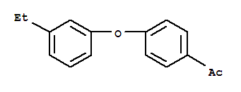 1-[4-(3-Ethyl-phenoxy)-phenyl]-ethanone Structure,887574-79-0Structure