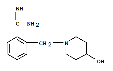 2-(4-Hydroxy-piperidin-1-ylmethyl)-benzamidine Structure,887577-56-2Structure