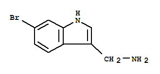 (6-Bromo-indol-3-yl)methanamine Structure,887581-34-2Structure