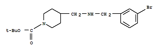 1-Boc-4-[(3-bromo-benzylamino)-methyl]-piperidine Structure,887581-81-9Structure