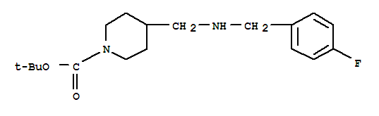 1-Boc-4-[(4-fluoro-benzylamino)-methyl]-piperidine Structure,887582-59-4Structure