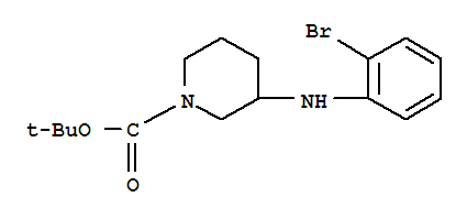 1-Boc-3-(2-bromo-phenylamino)-piperidine Structure,887584-08-9Structure