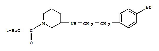 1-Boc-3-[2-(4-bromo-phenyl)-ethylamino]-piperidine Structure,887584-63-6Structure