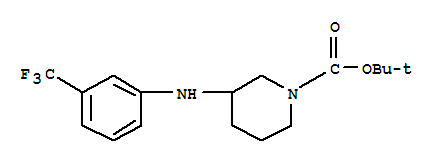 1-Boc-3-(3-trifluoromethyl-phenylamino)-piperidine Structure,887585-04-8Structure