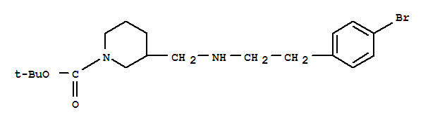 1-Boc-3-([2-(4-bromo-phenyl)-ethylamino]-methyl)-piperidine Structure,887587-34-0Structure