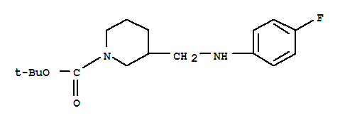 1-Boc-3-[(4-fluoro-phenylamino)-methyl]-piperidine Structure,887587-44-2Structure