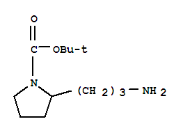 2-(3-Amino-propyl)-piperidine-1-carboxylic acid tert-butyl ester Structure,887587-47-5Structure