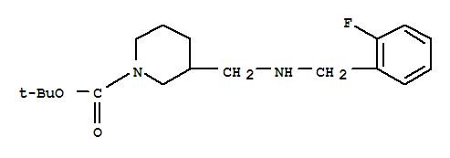 1-Boc-3-[(2-fluoro-benzylamino)-methyl]-piperidine Structure,887587-48-6Structure