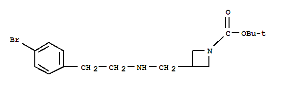 1-Boc-3-([2-(4-bromo-phenyl)-ethylamino]-methyl)-azetidine Structure,887589-93-7Structure