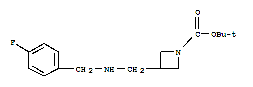 1-Boc-3-[(4-fluorobenzyl-amino)-methyl]-azetidine Structure,887590-16-1Structure