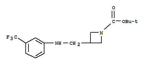 1-Boc-3-([(3-trifluoromethyl-phenyl)-amino]-methyl)-azetidine Structure,887590-23-0Structure