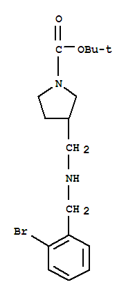 1-Boc-3-[(2-bromobenzyl-amino)-methyl]-pyrrolidine Structure,887590-78-5Structure