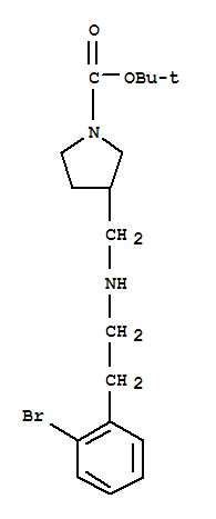 1-Boc-3-([2-(2-bromo-phenyl)-ethylamino]-methyl)-pyrrolidine Structure,887590-87-6Structure