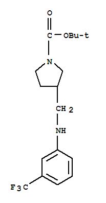 1-Boc-3-([(3-trifluoromethyl-phenyl)-amino]-methyl)-pyrrolidine Structure,887591-09-5Structure