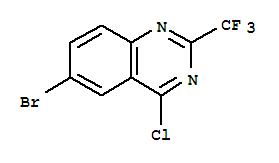 6-Bromo-4-chloro-2-(trifluoromethyl)quinazoline Structure,887592-29-2Structure