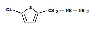 1[(5-cHlorothiophen-2-yl)methyl]hydrazine Structure,887592-42-9Structure