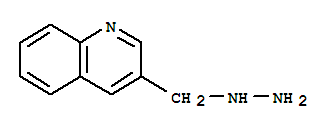 1-((喹啉-3-基)甲基)肼結(jié)構(gòu)式_887593-60-4結(jié)構(gòu)式