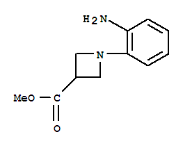 1-(2-Amino-phenyl)-azetidine-3-carboxylic acid methyl ester Structure,887595-87-1Structure