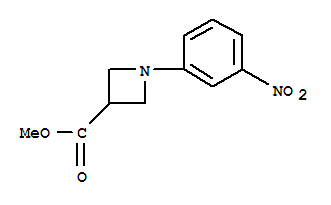 1-(3-Nitro-phenyl)-azetidine-3-carboxylic acid methyl ester Structure,887596-02-3Structure