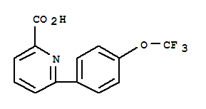 6-(4-(Trifluoromethoxy)phenyl)picolinicacid Structure,887982-16-3Structure