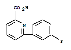 6-(3-Fluorophenyl)picolinic acid Structure,887982-40-3Structure