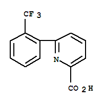 6-(2-(Trifluoromethyl)phenyl)picolinicacid Structure,887983-43-9Structure