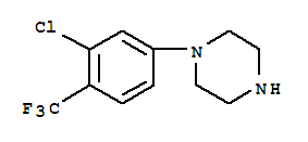 Piperazine, 1-[3-chloro-4-(trifluoromethyl)phenyl]- Structure,888327-52-4Structure