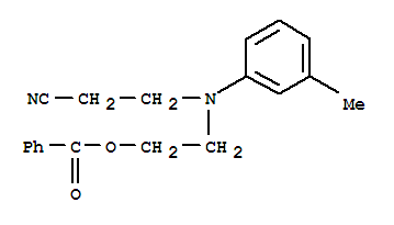 3-Methyl -n-cyanoethyl -n-benzoyloxyethylaniline Structure,88938-62-9Structure