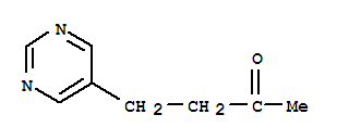 2-Butanone, 4-(5-pyrimidinyl)-(9ci) Structure,88940-94-7Structure