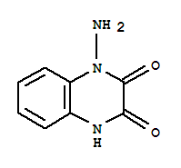 2,3-Quinoxalinedione,1-amino-1,4-dihydro-(9ci) Structure,88976-69-6Structure