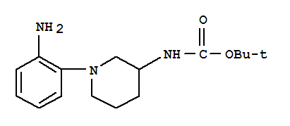 1-(2-Amino-phenyl)-piperidin-3-carbamic acid tert-buytl ester Structure,889948-98-5Structure