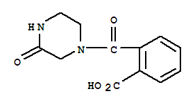 2-(3-氧代哌嗪-1-羰基)-苯甲酸結(jié)構(gòu)式_889958-03-6結(jié)構(gòu)式