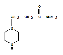 1-Piperazinepropanamide,n,n-dimethyl-(9ci) Structure,89009-68-7Structure