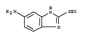 1H-benzimidazol-5-amine,2-(ethylthio)-(9ci) Structure,89029-03-8Structure