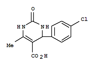 1,2,3,4-Tetrahydro-6-methyl-4-(4-chlorophenyl)-2-oxo-5-pyrimidinecarboxylic acid Structure,891190-52-6Structure