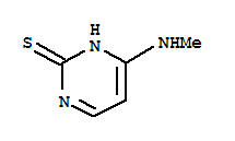 2(1H)-pyrimidinethione, 4-(methylamino)-(6ci,9ci) Structure,89180-09-6Structure