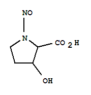 Proline, 3-hydroxy-1-nitroso-(7ci,9ci) Structure,89181-70-4Structure