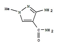 3-Amino-1-methyl-1h-pyrazole-4-carboxamide Structure,89181-79-3Structure