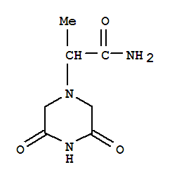 1-Piperazineacetamide,-alpha--methyl-3,5-dioxo-(9ci) Structure,89260-77-5Structure