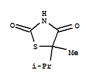 2,4-Thiazolidinedione,5-methyl-5-(1-methylethyl)-(9ci) Structure,89295-65-8Structure