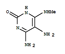 2(1H)-pyrimidinone, 4,5-diamino-6-(methylamino)- Structure,89364-20-5Structure