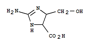 (7ci)-2-氨基-4-(羥基甲基)-2-咪唑啉-5-羧酸結(jié)構(gòu)式_89417-96-9結(jié)構(gòu)式