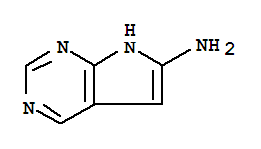 7H-pyrrolo[2,3-d]pyrimidine, 6-amino-(7ci) Structure,89418-03-1Structure