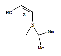 2-Propenenitrile,3-(2,2-dimethyl-1-aziridinyl)-,(z)-(9ci) Structure,89422-25-3Structure