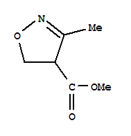 (9ci)-4,5-二氫-3-甲基-4-異噁唑羧酸甲酯結(jié)構(gòu)式_89464-50-6結(jié)構(gòu)式