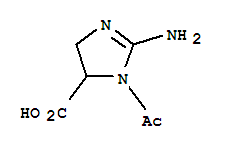 (7ci)-1-乙?；?2-氨基-2-咪唑啉-5-羧酸結(jié)構(gòu)式_89465-27-0結(jié)構(gòu)式