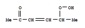 Hydroperoxide, 1-methyl-4-oxo-2-pentenyl (7ci) Structure,89489-63-4Structure